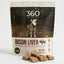 360 Pet Nutrition Bison Liver Grain - Free Freeze - Dried Dog Treats 4oz - Talis Us