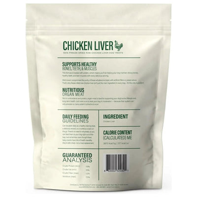 360 Pet Nutrition Chicken Liver Grain - Free Raw Freeze - Dried Dog Treats - Talis Us