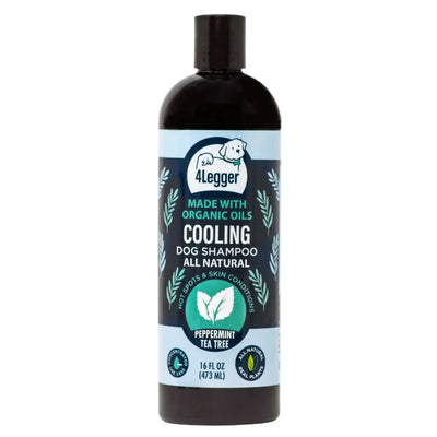 4 - Legger Cooling Organic Tea Tree Oil Dog Shampoo For Itchy Skin 16 oz - Talis Us