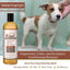 Natural cedar dog shampoo by 4-Legger, safe and non-toxic for healthy dog baths