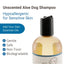 4-Legger Unscented Hypoallergenic Dog Shampoo with Aloe for Sensitive Skin in a Safe Biodegradable Bottle
