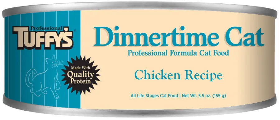 Tuffy's Dinnertime Chicken Canned Cat Food 24ea/5.5 oz Tuffy's