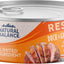 A 5.5 oz can of Natural Balance Limited Ingredient Pate Canned Cat Food, featuring duck and green pea recipe with an orange label showing duck slices, a cat face icon, and limited ingredient highlights.