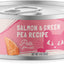 A can of Natural Balance Pet Foods Limited Ingredient Pate Canned Cat Food with a pink Salmon & Green Pea Recipe label, showing a cat and salmon. The grain-free formula offers complete nutrition for cats.