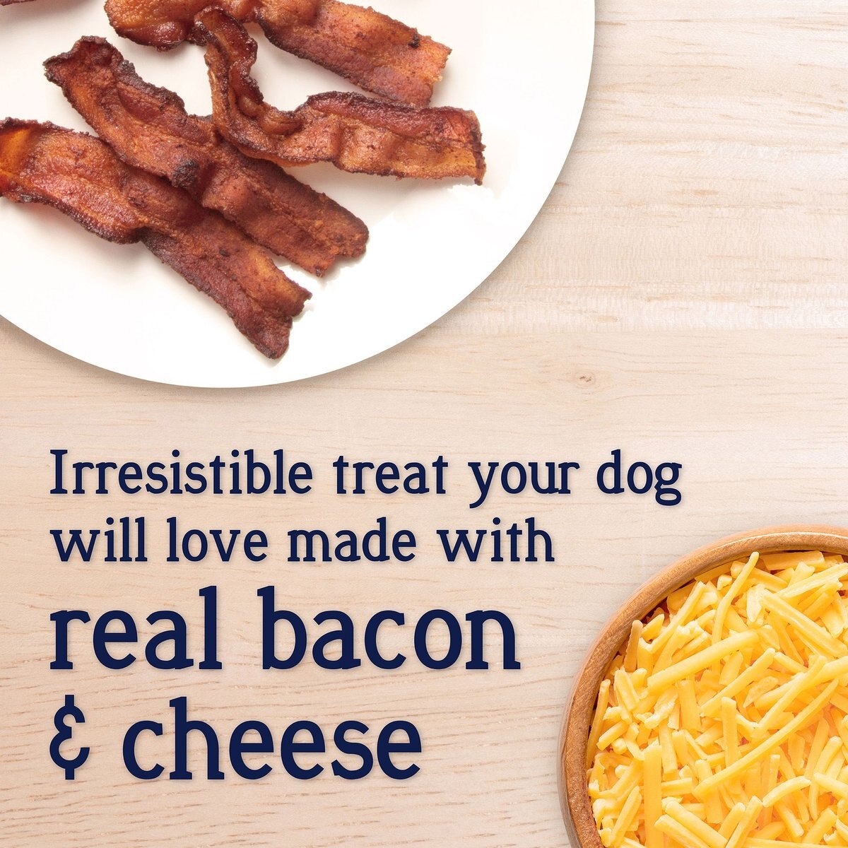 Stewart PuffPops Bacon & Cheese Recipe Freeze-Dried Dog Treats - Talis Us