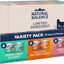Natural Balance Pet Foods Limited Ingredient Pate Canned Cat Food, variety pack of 12 grain-free cans (4 each: Chicken & Green Pea, Duck & Green Pea, Salmon & Green Pea) offers premium protein for healthy cats.