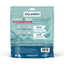 A teal and white bag of Icelandic+ Land & Sea Cod Skin & Freeze-Dried Beef Dog Treat (2.4 oz) featuring wild-caught cod skin rich in omega-3s and freeze-dried beef liver, with icons for its natural, protein-rich ingredients. Brand: Icelandic+.