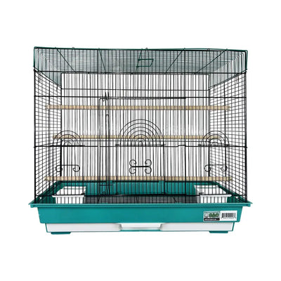 A & E Cages Happy Beaks 2-Tone Flat Top Bird Cage 26In X 14In X 23 in, 2 pk A&E Cage Company