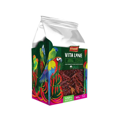 A & E Cages Vitapol Vita Line Chili Pepper for Parrots & Exotic Birds 150 g A&E Cage Company