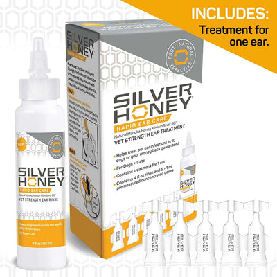 Absorbine Pet Silver Honey Rapid Ear Care Vet Strength Ear Treatment Absorbine Pet