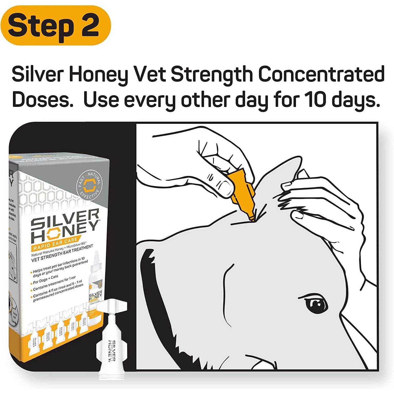 Absorbine Pet Silver Honey Rapid Ear Care Vet Strength Ear Treatment Absorbine Pet