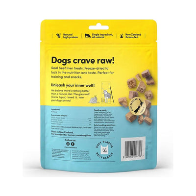 Animals Like Us Freeze Dried Raw Grass-Fed Beef Liver Dog Treat 3 oz Animals Like Us