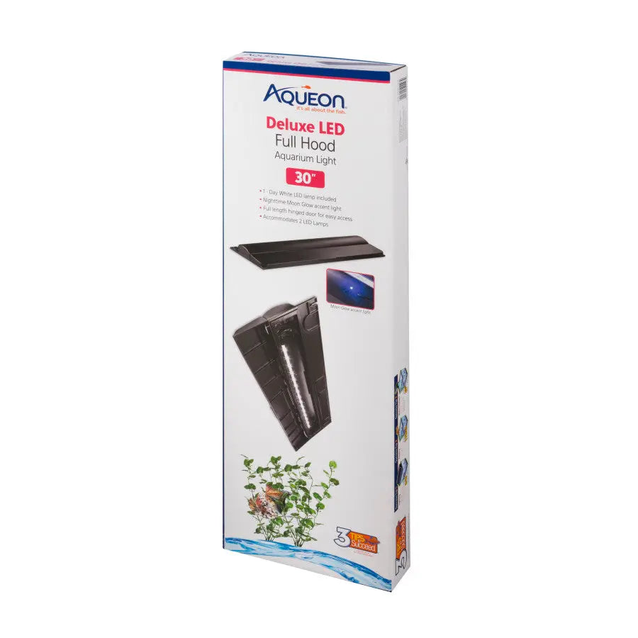 Aqueon Deluxe LED Full Hood Aquarium Light Black Color Aqueon®