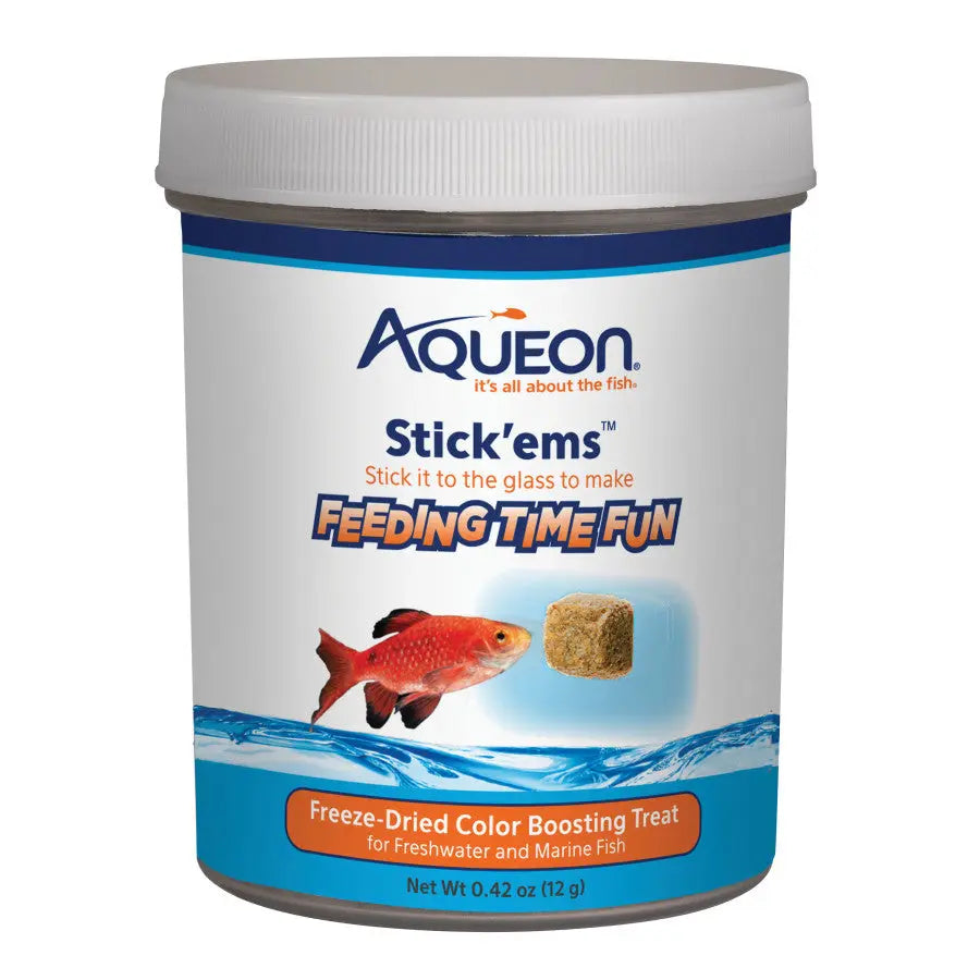 Aqueon Stick'ems Freeze-Dried Fish Food Aqueon