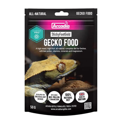 Arcadia EarthPro StickyFoot Gold Gecko Food 1.76 Oz Arcadia