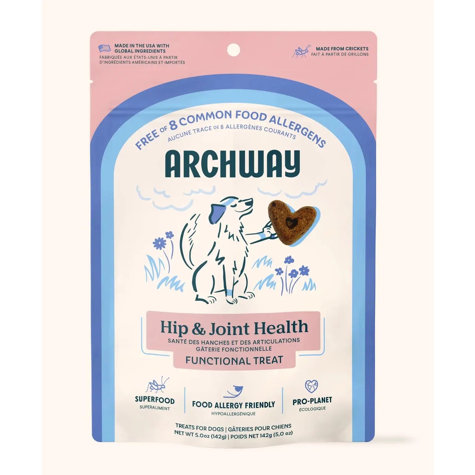 Archway Pet Natural Cricket-Based Hip & Joint Support for Dogs Archway Pet