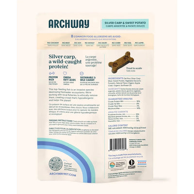 Archway Pet Silver Carp & Sweet Potato Dog Treats 5 oz Archway Pet