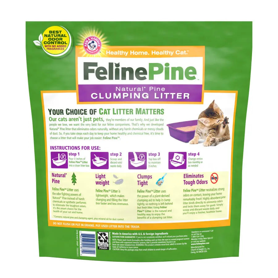 Arm & Hammer™ Feline Pine™ Clumping Cat Litter 8 Lbs Arm & Hammer™