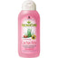 AromaCare Conditioning Cactus Shampoo: a pink bottle 2-in-1 shampoo and conditioner for dogs and puppies, with cactus and aloe images. Promotes a silky coat. Text in English & French. Brand: AromaCare.