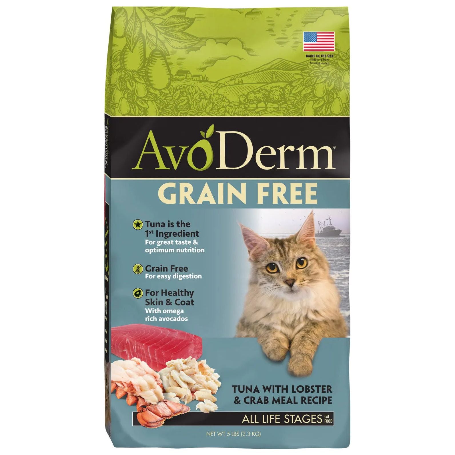 AvoDerm Grain Free Tuna with Lobster & Crab Meals Dry Cat Food AvoDerm CPD