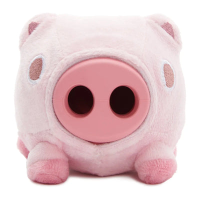 BARK Hambone Pig Hog Rubber Super Chewer Dog Toy Pink Medium BARK