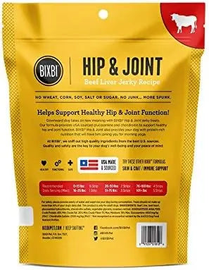 BIXBI Hip & Joint Grain-Free Jerky Dog Treats BIXBI