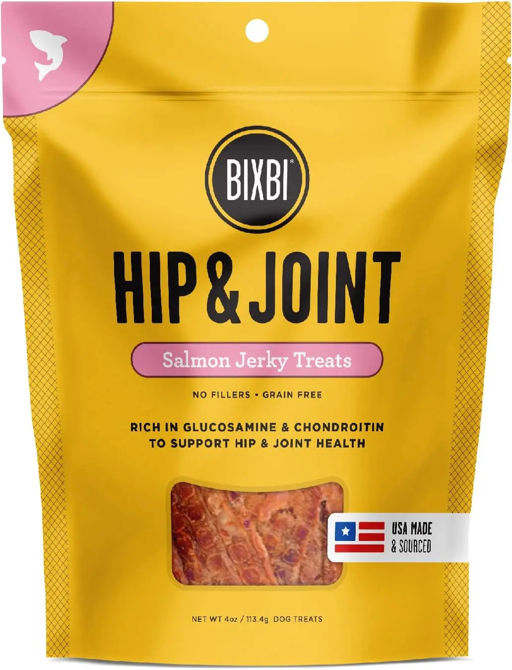 BIXBI Hip & Joint Grain-Free Jerky Dog Treats BIXBI