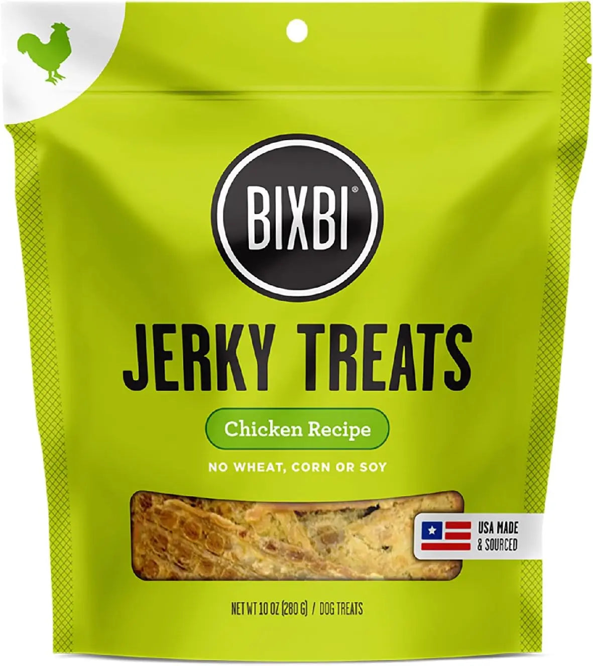 BIXBI Original Jerky Dog Treats 10 oz BIXBI