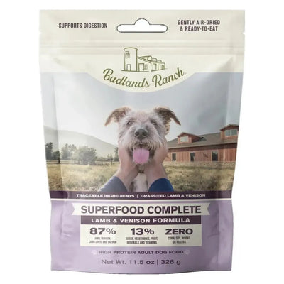 Badlands Ranch Superfood Complete Grain-Free Lamb & Venison Air-Dried Dog Food Badlands Ranch