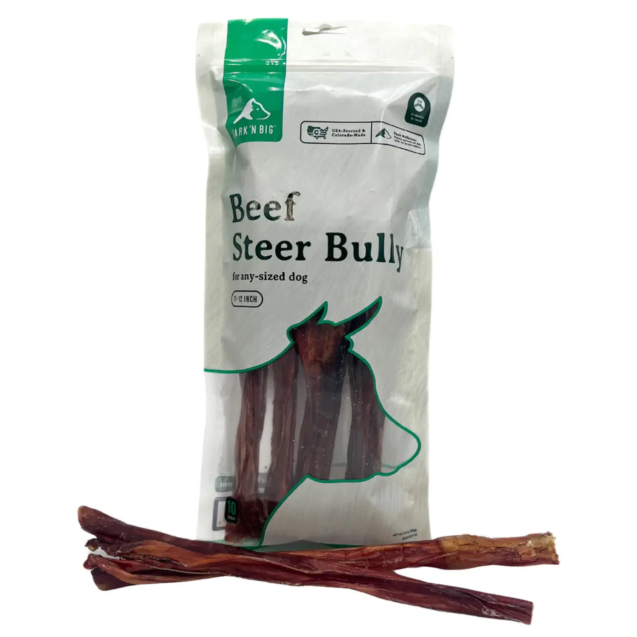 BarkNBig Beef Steer Bully Dog Treats BarknBig