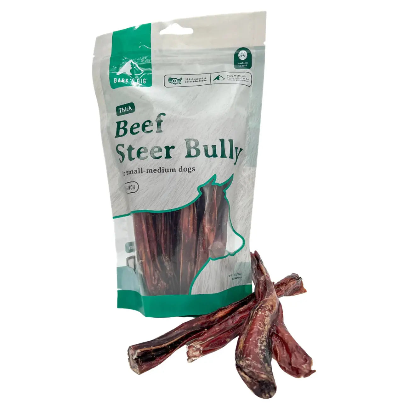 BarkNBig Beef Steer Bully Dog Treats BarknBig