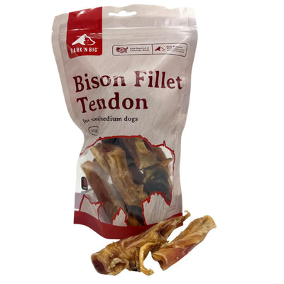 BarkNBig Bison Fillet Tendon Dog Treats BarknBig