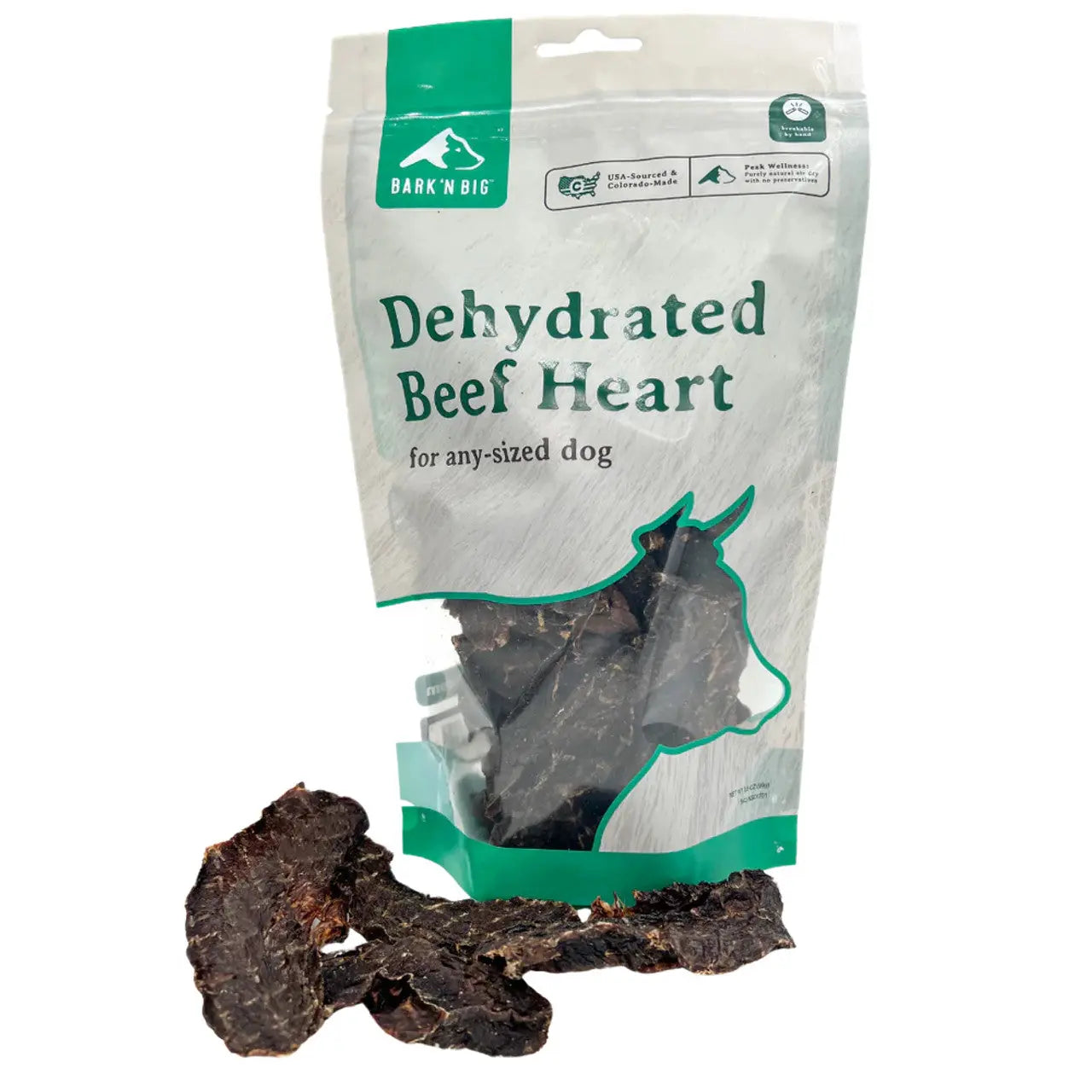 BarkNBig Dehydrated Beef Heart Dog Treats BarknBig