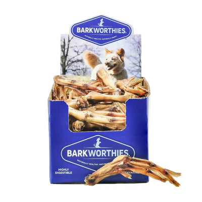 Barkworthies Duck Feet Dog Treats Case 50 Barkworthies