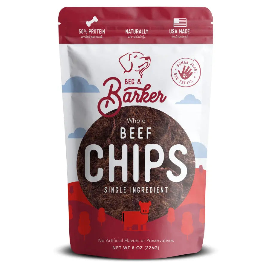Beg & Barker Beef Heart Chips Dog Treats Beg & Barker