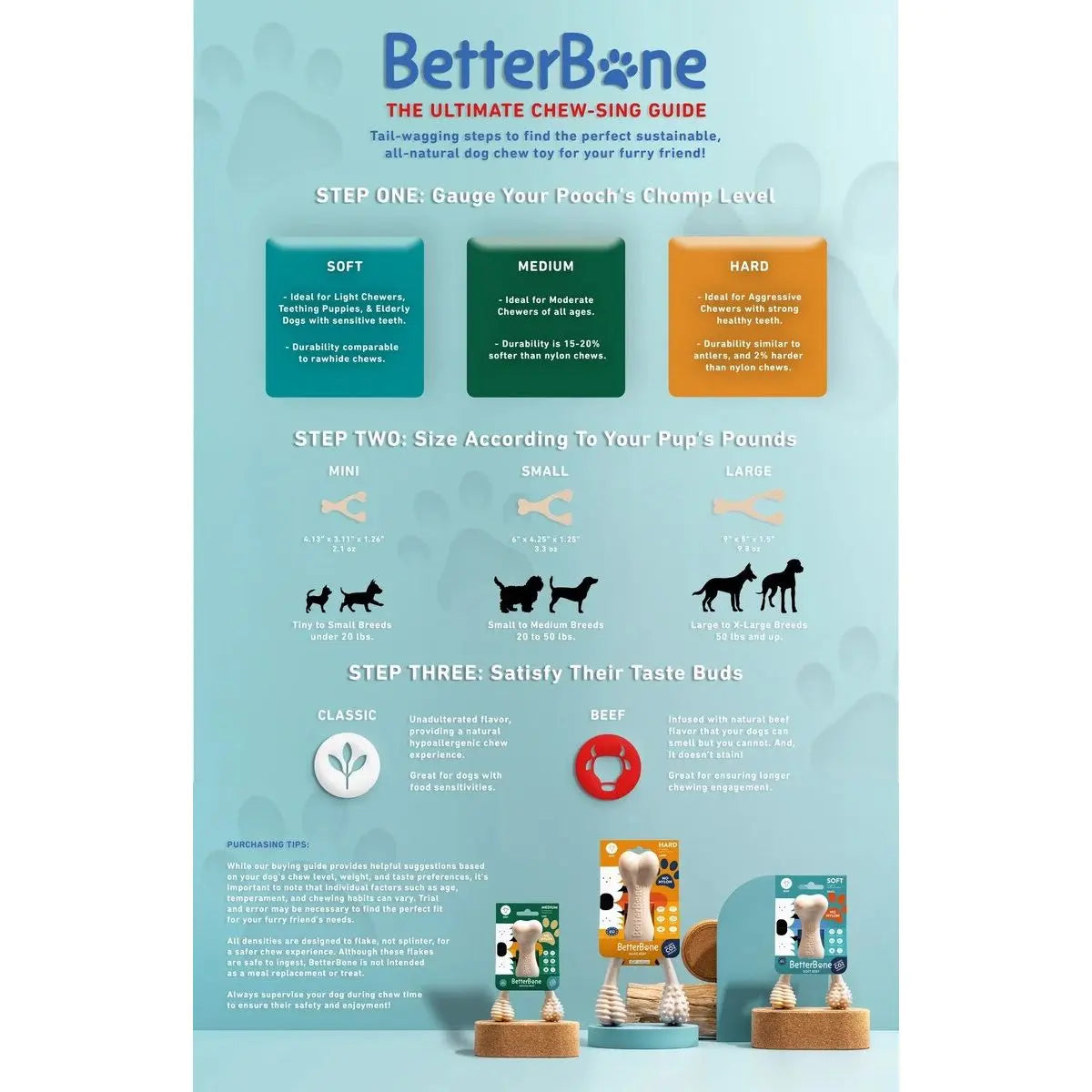 BetterBone Hard Beef Dog Chew Toy BetterBone