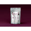 A silver resealable pouch labeled Bonapet Goat N Berry Organic Dog Treats 4 oz, with dog bone graphics, highlights organic dog treats made with goat milk and blueberries, featuring Bonapet Treat branding against a dark maroon background.