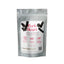 A clear resealable bag labeled Bonapet Treat Pork Heart Dog Treat – Protein-Packed & All-Natural (4 oz) shows dark, taurine-rich strips with iron and zinc icons plus a QR code, highlighting high protein content.