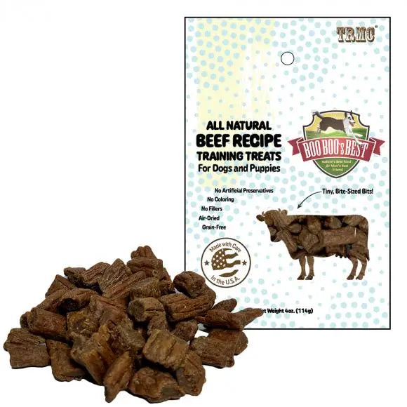 Boo Boo's Best Beef Trainers Dog Treats 4oz Boo Boo's Best