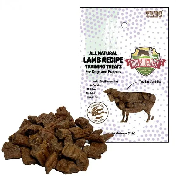 Boo Boo's Best Lamb Trainers Dog Treats 4oz Boo Boo's Best