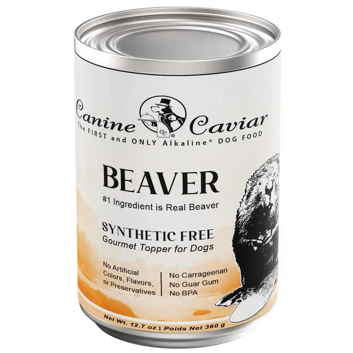 Canine Caviar Synthetic Free Beaver Wet Dog Food 12 / 12.7 oz Canine Caviar