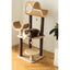 Catry, Camel Cat Tree Tower with Paper Rope Covered Scratching and Condo Tunnel PetPals Group