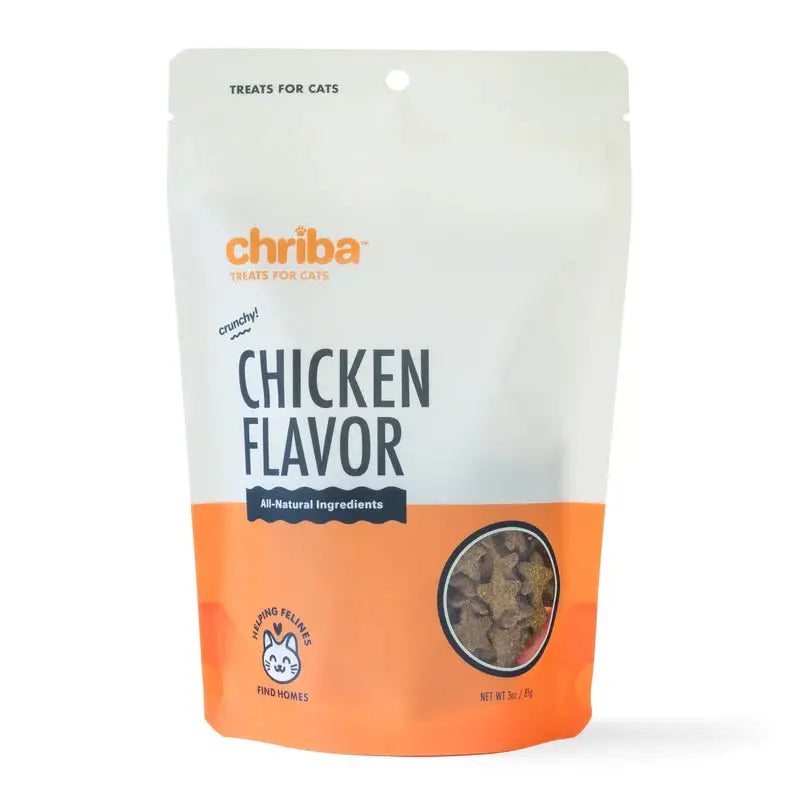 Chriba Chicken Crunchy Cat Treats 3oz Chriba