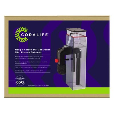 Coralife Hang on Back DC-Controlled Mini Protein Skimmer 65 g Coralife