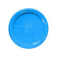 The Cycle Dog Flat Tire Flyer is a blue, eco-friendly flying disc for dogs, made from recycled material with raised textured edges and radiating center lines.