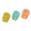 West Paw squeaky plush dog toy set in vibrant colors for playful pups