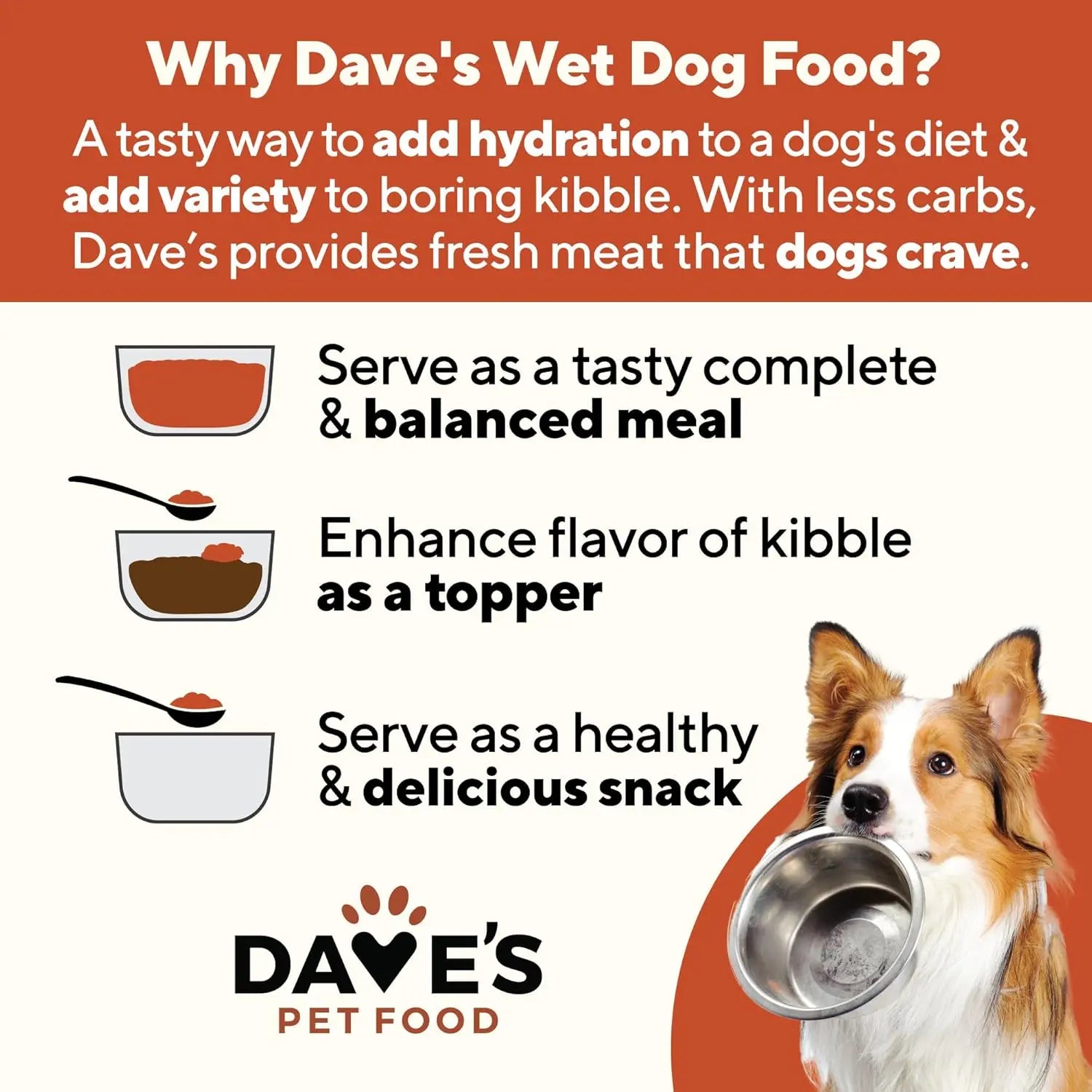 Dave's Pet Food Grain-Free Pork & Sweet Potato Entree Healthy Canned Dog Food 13oz/12ct Dave's Pet Food