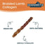 Dogginstix Braided Lamb Collagen Sticks Dog Chew Dogginstix