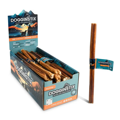 Dogginstix Grass-Fed Natural Bully Sticks Dog Treats Dogginstix