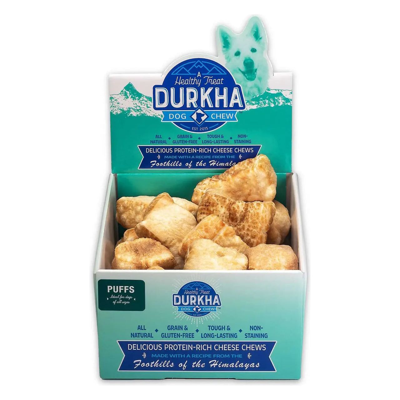 Durkha Himalayan Cheese Chew Puffs Dog Treat Durkha